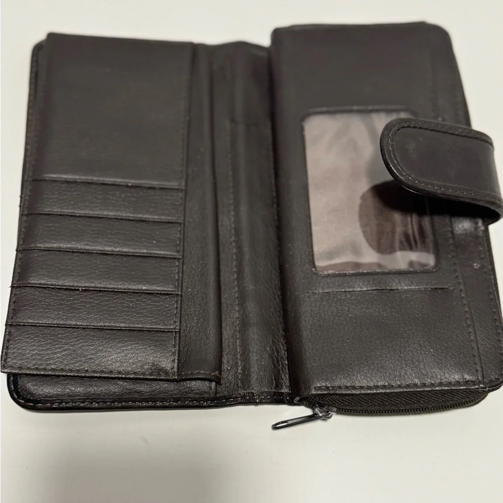 Vintage BUXTON Brown Leather